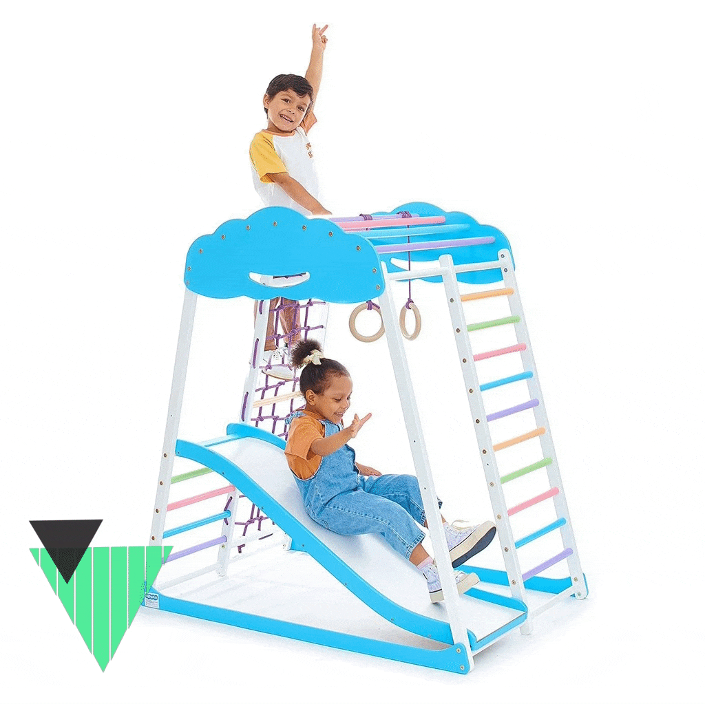 Indoor Spielplatz Kleinkind Kletterrutsche Sportwood-Cloud