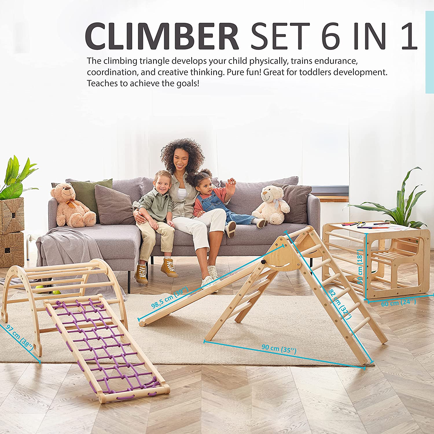 Triangle Climber with Ramp 6 in 1 