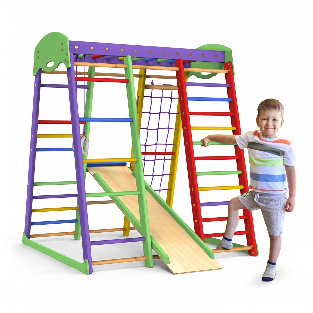 Indoor Playground Toddler Climber Slide AKVARELKA MINI